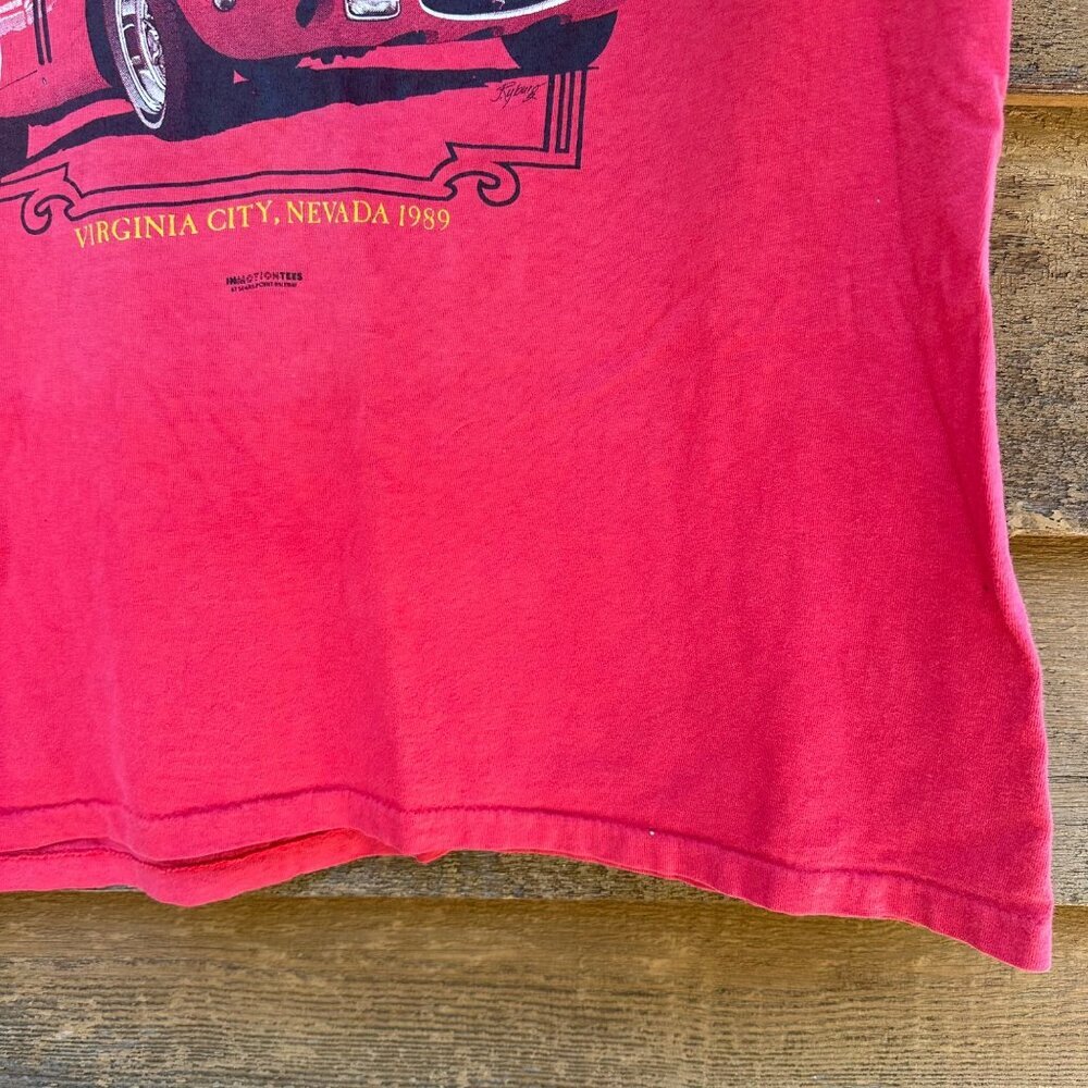 Vintage 1989 Ferrari Club of America Virginia City Tee Shirt Size XXl - Picture 10 of 16